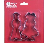 ADAC Emporte-pièce Couple Alsacien 6 x 9.5 cm / 4.2 x 9.5 cm
