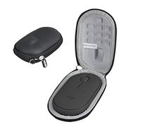 Adada Étui de transport rigide pour souris sans fil Logitech Pebble M350 (Noir)