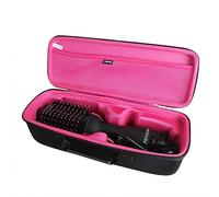 Adada Étui rigide pour sèche-cheveux Revlon One Step et brosse à air chaud (noir+rose)