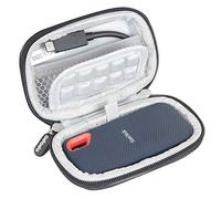 Adada Sacoche rigide de voyage pour SSD portable Extreme SanDisk 500 Go/250 Go/1 To/2 To