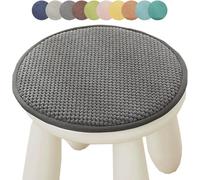 adadvo Coussin pour Tabouret de Bar Rond Coussins Ronds Antidérapants pour Chaise de Salle à Manger, Jardin, Maison, Intérieur et Extérieur(D7,30cm 12in)