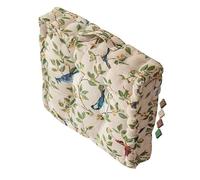 adadvo Coussins de Lecture Coussin de Sol avec Poignée Coussin Tapissier 45x45 Coussin Matelas Exterieur Coussin D'assise Lombaire Coussins de Jardin Carrée Coussin Matelas Canapé Oiseaux Fleurs(297)