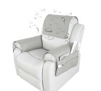 adadvo Housse D'appui-tête De Canapé Antidérapante Et Imperméable, Housse De Protection Accoudoir De Canapé en Forme De L(X9,1 Seater 3PCS_89 X 46 CM)