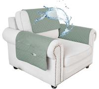 adadvo Housse D'appui-tête De Canapé Antidérapante Et Imperméable, Housse De Protection Accoudoir De Canapé en Forme De L(Z3,3 Pieces Set_43X68CM)