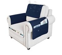 adadvo Housse D'appui-tête De Canapé Antidérapante Et Imperméable, Housse De Protection Accoudoir De Canapé en Forme De L(X8,1 Seater 3PCS_68 X 43 CM)