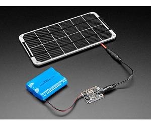 Adafruit Chargeur universel USB/DC/Solar Lithium Ion/Polymère, 1000 mA, 5 V, pour batteries