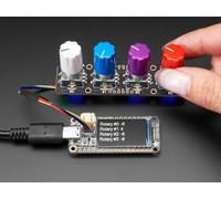 Adafruit I2C Quad Rotary Encoder Breakout avec NeoPixel, sans encodeur rotatif, STEMMA QT/Qwiic, 5752