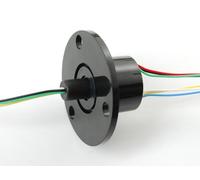 Adafruit Slip Ring with Flange - 22mm diameter, 6 wires, max 240V @ 2A