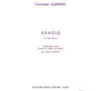 Adagio G V/P(Org) / Recueil