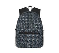 ADAhgu Blue Eyes Wolf Print Sac à dos léger et confortable décontracté unisexe pour l'extérieur, voyage, randonnée, usage quotidien, sport