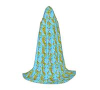 ADAhgu Cape à capuche unisexe avec carte de l'Italie avec icônes alimentaires, carnavals, cosplay, festival, célébrations, vêtements d'extérieur