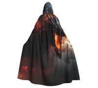 ADAhgu Cape à capuche unisexe avec imprimé dragon magique pour carnaval, cosplay, accessoire de fête de vampire