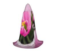 ADAhgu Cape à capuche unisexe avec imprimé « Spring Is In The Air » - Pour cosplay, festival, célébrations - Vêtements d'extérieur