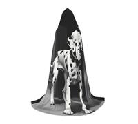 ADAhgu Cape à capuche unisexe Dalmatien 1 imprimé pour carnaval, cosplay, festival, célébrations en plein air