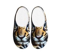 ADAhgu Chaussons mignons pour bébé Jaguar 1 imprimé TPR pour adulte lavable pour homme et femme Chaussures d'hiver respirantes et confortables