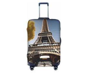 ADAhgu Cityscape Paris Tour Eiffel Housse de protection lavable avec fermeture éclair dissimulée, blanc, S