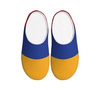 ADAhgu Drapeau de l'Arménie Imprimé Adulte TPR Pantoufles Lavables pour Hommes et Femmes Chaussures d'hiver Respirantes et Confortables
