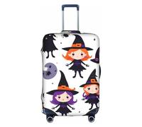 ADAhgu Ghost Horror Housse de protection lavable avec fermeture éclair dissimulée Motif citrouille d'Halloween, blanc, S