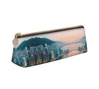 ADAhgu Hong Kong Trousse à crayons légère avec fermeture éclair pour ranger les stylos et les étudiants