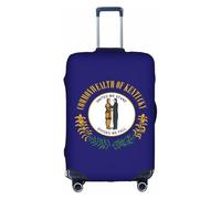 ADAhgu Housse de protection lavable avec fermeture éclair dissimulée Motif drapeau de l'État du Kentucky, blanc, M