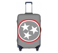 ADAhgu Housse de protection lavable avec fermeture éclair dissimulée Motif drapeau de l'État du Tennessee, blanc, L
