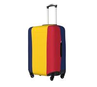ADAhgu Housse de protection personnalisée pour valise, motif drapeau du Tchad, pour voyage et affaires, Noir , XL