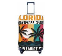 ADAhgu Housse de protection personnalisée pour valises avec imprimé We're Going to Florida pour voyage et affaires, Noir , S
