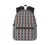 ADAhgu Little Raton Laveur Face 1 Print Sac à dos léger et confortable décontracté unisexe pour l'extérieur, voyage, randonnée, usage quotidien, sport