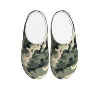 ADAhgu Pantoufles en TPR pour adulte avec imprimé camouflage numérique de l'armée - Lavable - Respirantes et confortables - Pour homme et femme