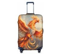 ADAhgu Phoenix Housse de protection lavable pour valise avec fermeture éclair dissimulée, blanc, L