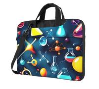 ADAhgu Sac pour ordinateur portable avec impression abstraite, science chimie, élégant et protecteur, léger et polyvalent pour le travail et les voyages, Noir , 13 inch