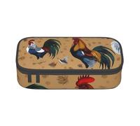 ADAhgu Shine Rooster Grande trousse de rangement pour fournitures scolaires et étudiants professionnels Motif coq