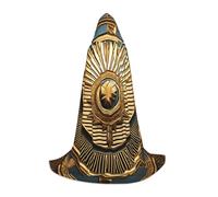 ADAhgu Sun Old Cape à capuche avec imprimé grâce égyptienne intemporelle pour carnavals, cosplay, festival, célébrations en plein air