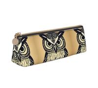 ADAhgu Trousse à crayons légère avec fermeture éclair - Motif hibou mignon - Polyvalent - Pour l'école et les étudiants