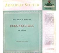 Adalbert Stifter , Erich Ponto - Bergkristall (Eine Erzählung) - Deutsche Grammophon Gesellschaft Literarisches Archiv - 43 024 LPMS