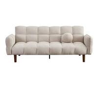 Bestmobilier Adam - Canapé Convertible clic-clac 2 Places Bubble en Tissu texturé