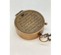 Adam Crafts - Boussole de Dieu en laiton, cadeau antique gravé pour homme, boussole « To My Son » de qualité supérieure est parfaite pour des souvenirs distinctifs et intemporels