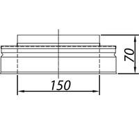 ADAM DW Embout de cheminée fi 150