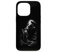 Adam et Eve Genèse Création Dieu Lumière Divine Coque pour iPhone 13 Pro