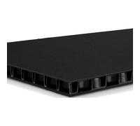 Adam Hall 0594BB SolidLite® plaque noir/noir 9,4 mm 2 500 x 1 250 mm