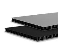 Adam Hall 0594BG SolidLite® plaque noir/gris 9,4 mm 2 500 x 1 250 mm