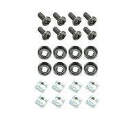 Adam Hall - 5925M8AH - Kit de Montage pour deux Appareils 19 avec Écrous Carrés M6