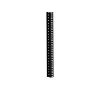 Adam Hall 19" Parts 61535 B 12 - Profilé Rack acier Noir Heavy Duty 12 U