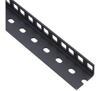 Adam Hall 19" Parts 61535 B 5 - Profilé Rack acier Noir Heavy Duty 5 U