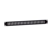 Adam Hall 19" Parts 87221 V - Panneau aération 1 U pour rack 19", fentes verticales, profil en U