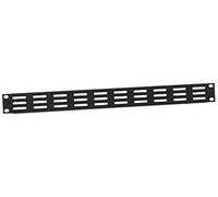 Adam Hall 19" Parts 87221 VH - Panneau aération 1 U pour rack 19", fentes horizontales, profil en U
