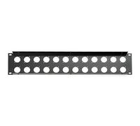 Adam Hall - Panneau rack en acier pour 24 XLR - 2U