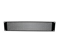 Adam Hall 19" Parts 87222 VR - Panneau aération 2 U pour rack 19", trous ronds, profil en U