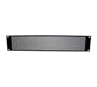 Adam Hall 19" Parts 87223 VR - Panneau aération 3 U pour rack 19", trous ronds, profil en U