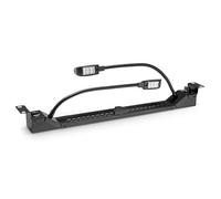 Adam Hall 19" Parts 87463 - Éclairage de rack à LED COB blanc froid bleu, deux cols de cygne